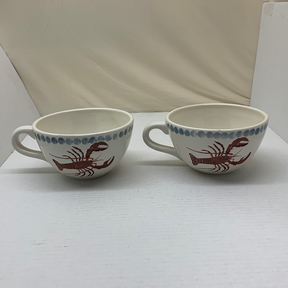 Nantucket Home Crab Soup Bowl Set of 2